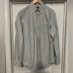 EUC Sid Mashburn OCBD Large lovat green stripe